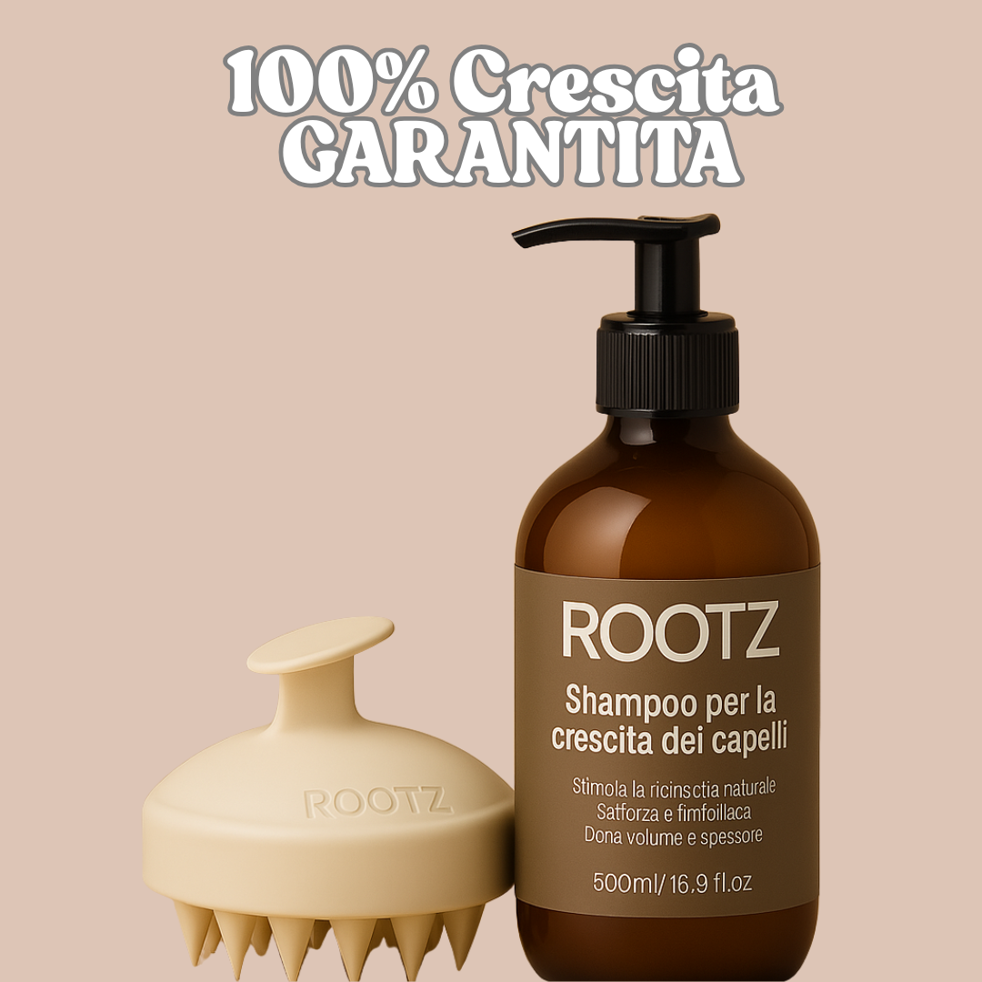 ROOTZ – Champù para crecimiento natural rápido y cabello más fuerte